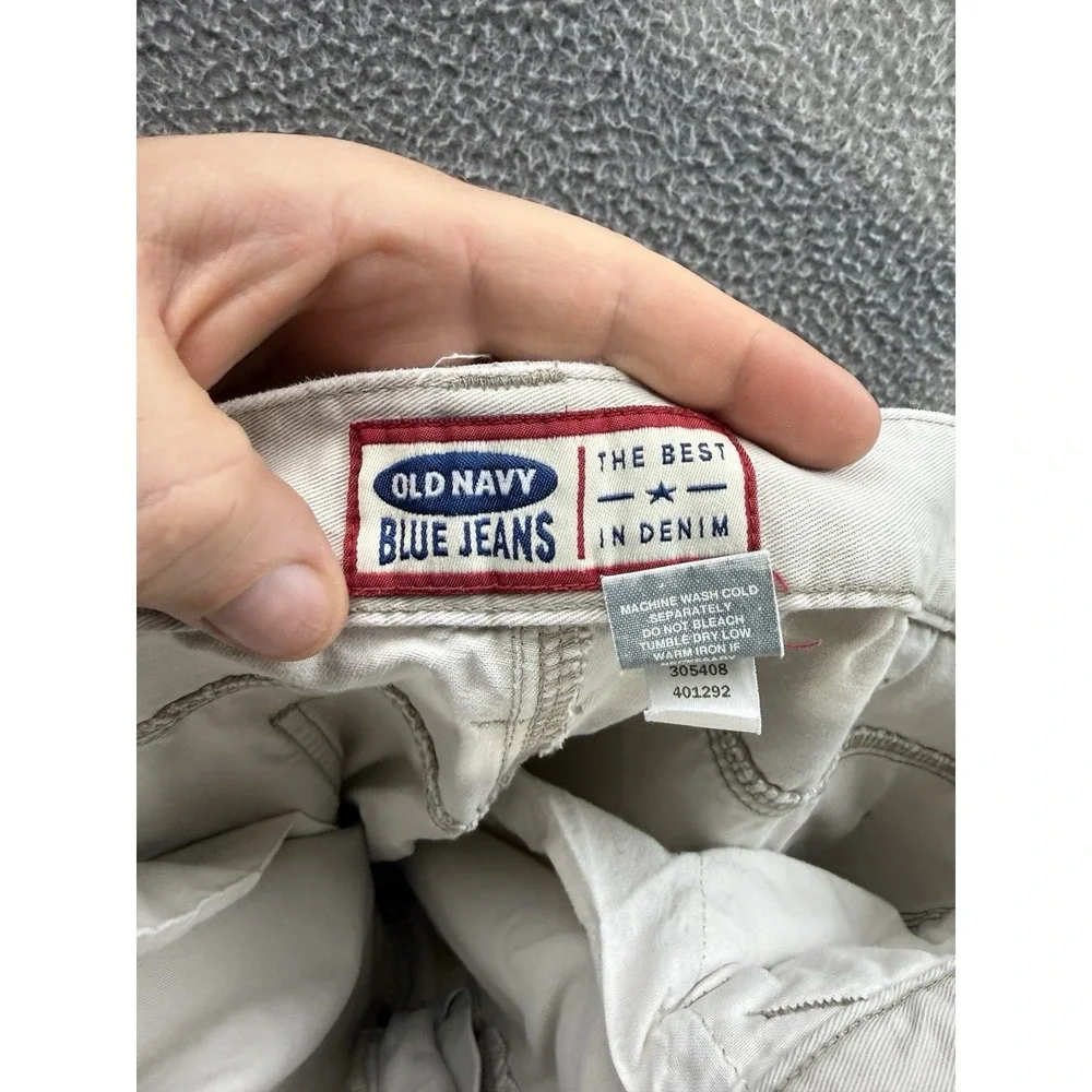 Vintage Old‎ Navy Pants Mens 36x34 Tan Carpenter Baggy Skater Grunge Y2K